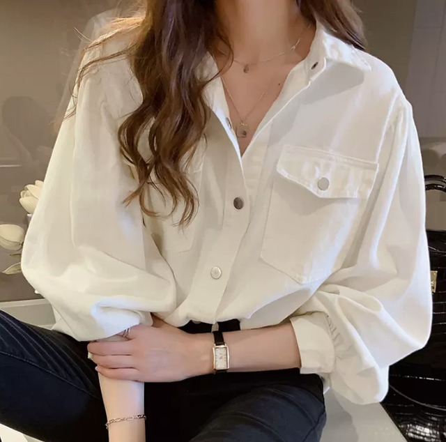 トップス デート シャツ ブラウス カットソー 袖あり 長袖 かわいい 大人可愛い きれいめ シンプル カジュアル 大人 上品 おしゃれ お洒落 主役級 存在感 春 秋 冬 オールシーズン 10代 20代 30代 レディース 女性用 OL 学生 デート お出かけ 公園デビュー 女子会 休日 イベント 旅行 着回し 普段使い ファッション コーデ 楽ちん モテ トレンド 流行 インスタ映え S M L ゆったり ゆる 白 ホワイト 灰色 グレー