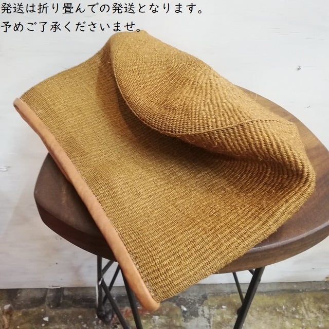 綿＆麻素材 手作り帽子
