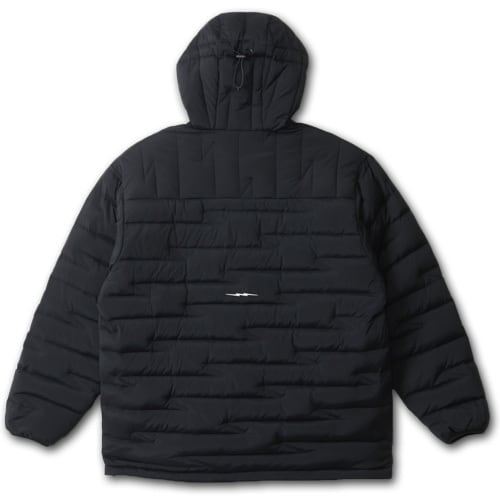Electric ブラックジャケット ハーフジップ ELECTRIC QUILTING PUFF HALF-ZIP ブラック キルティング パフ ハーフ