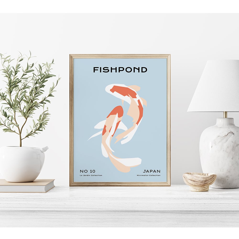 海の生き物のポスター / i1398 / 夏の海 熱帯魚や貝殻、クジラや