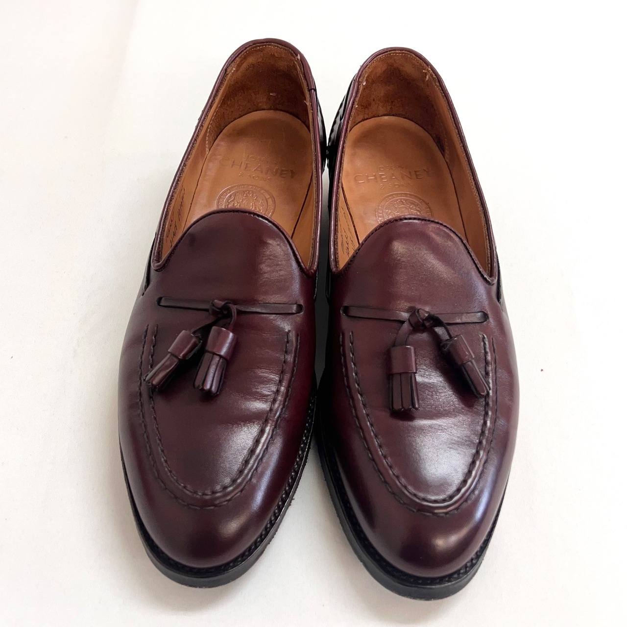 7.5F(26.5cm位)] JOSEPH CHEANEY &SONS HARRY Tassel Loafers ジョセフ 
