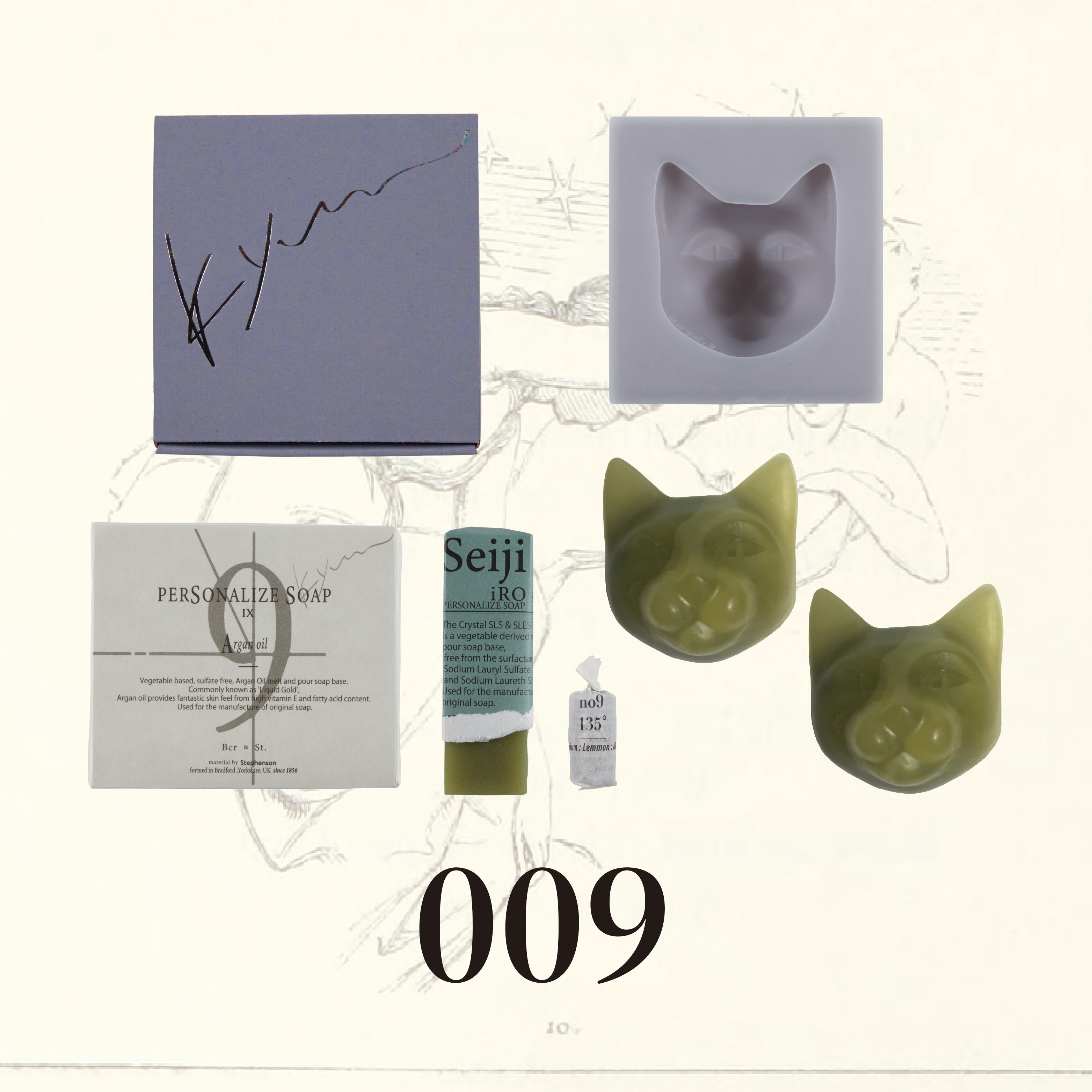 ツクレルネコキット004 - モチ肌・エイジングキット - | THE GIFT BAR