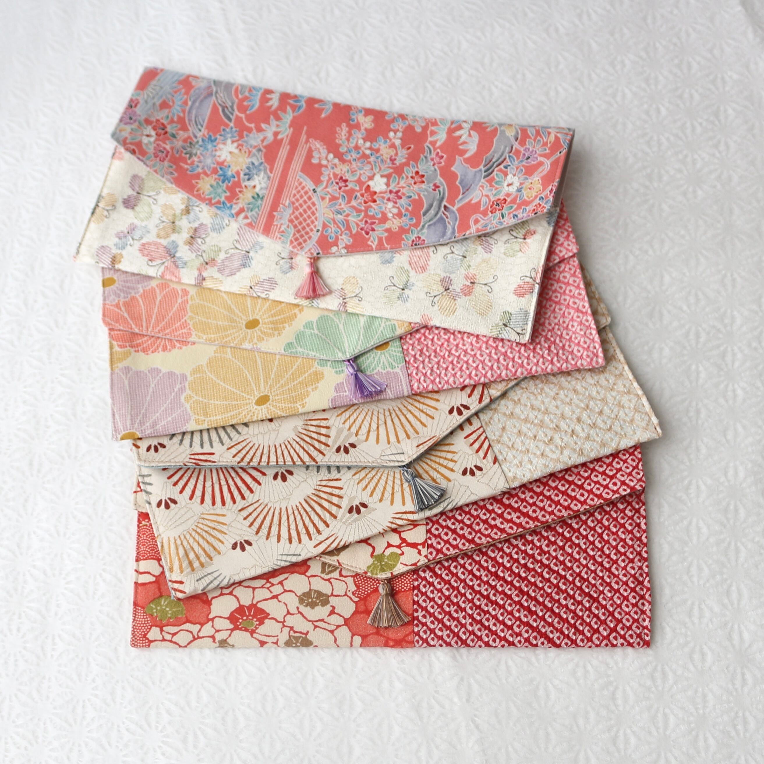 帛紗 ふくさ ポーチ 正絹着物 タッセル付き | Kaen・袴ロンパース