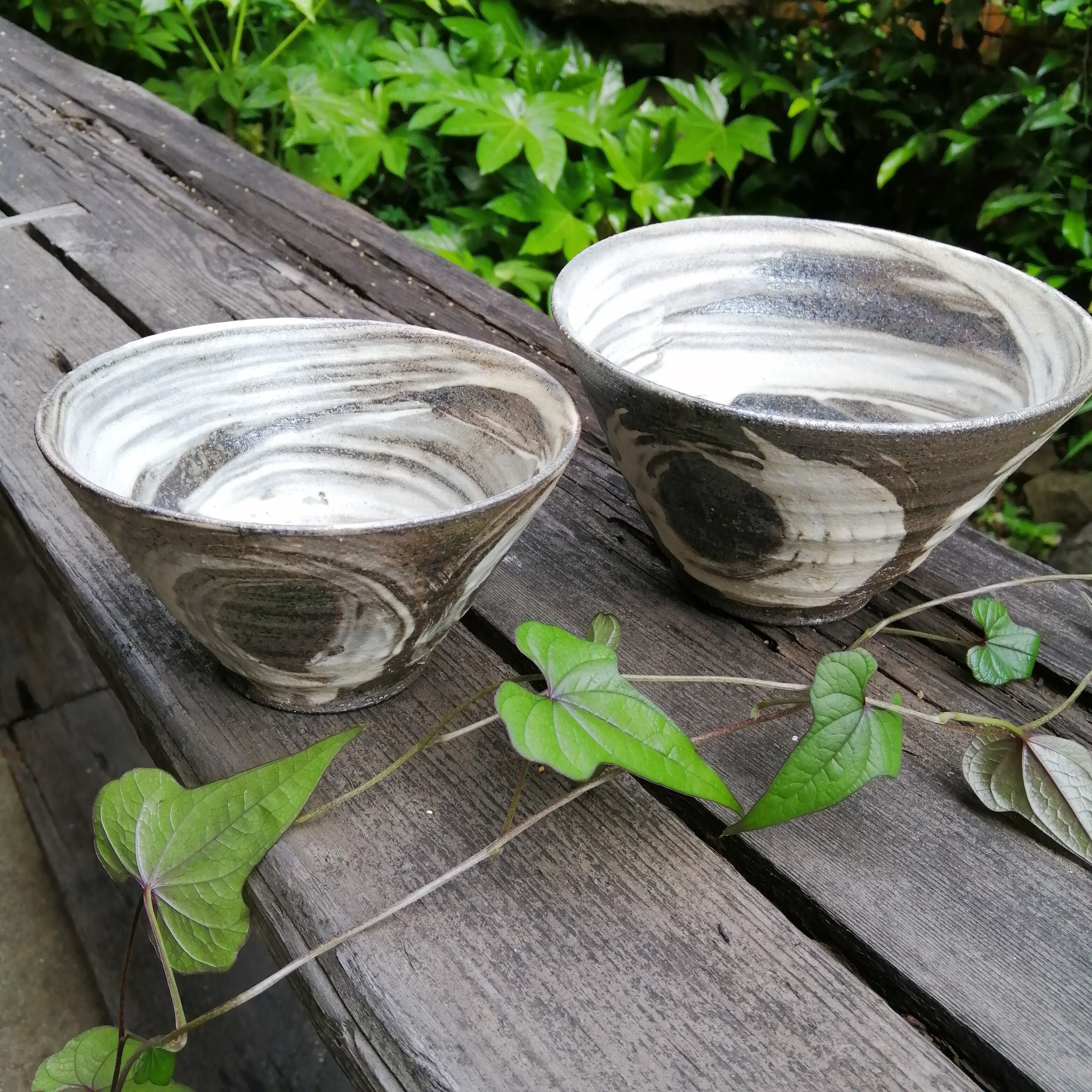 再入荷】丼 S (650 cc) 焼締 白刷毛 | TSUNE;田中恒子の器 オンライン