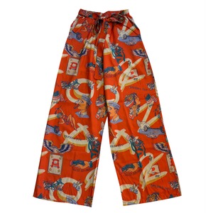 1972 KOZAのワイドパンツ【オレンジ】