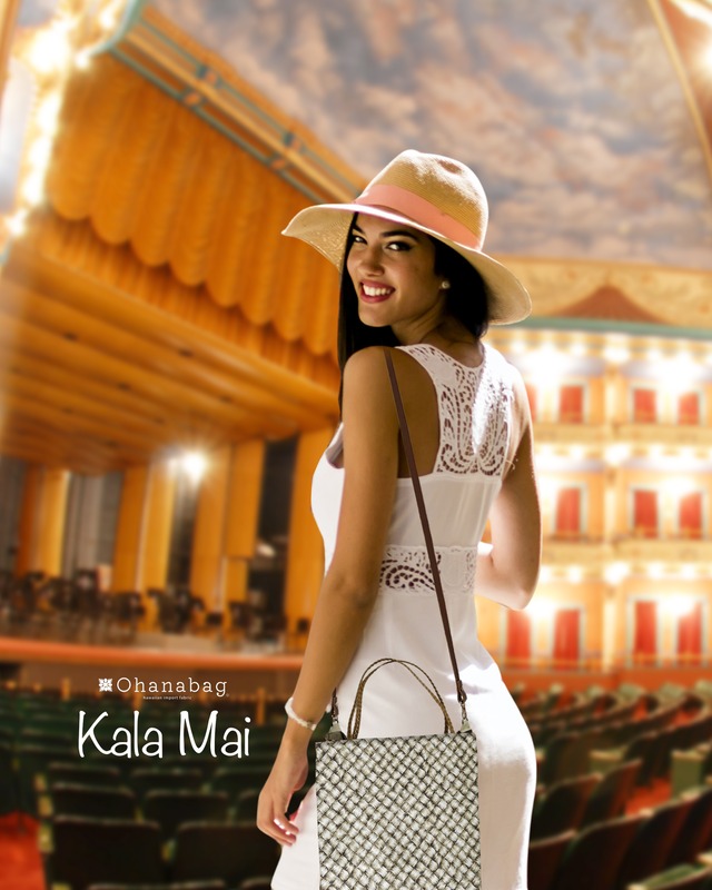 新発売のトート【Kalamai・ラウハラ】Hawaiian_OhanaBag/Kalamai_001s＜ストラップ付＞