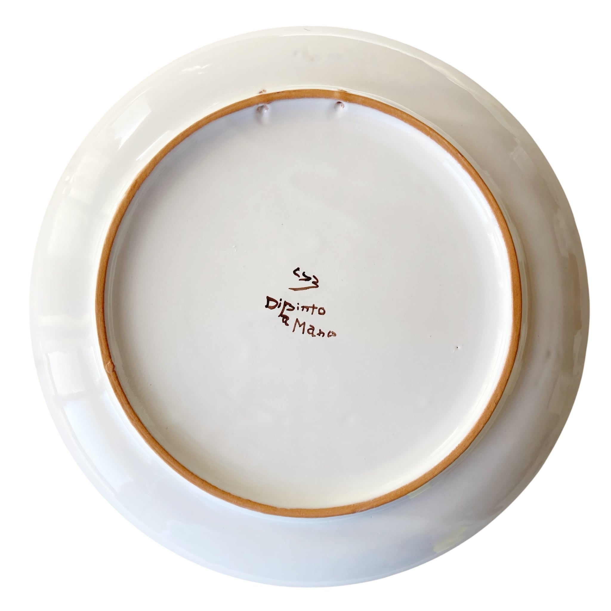 絵皿 26cm GEO037 マヨリカ焼き イタリア陶器 シチリア | イタリア陶器