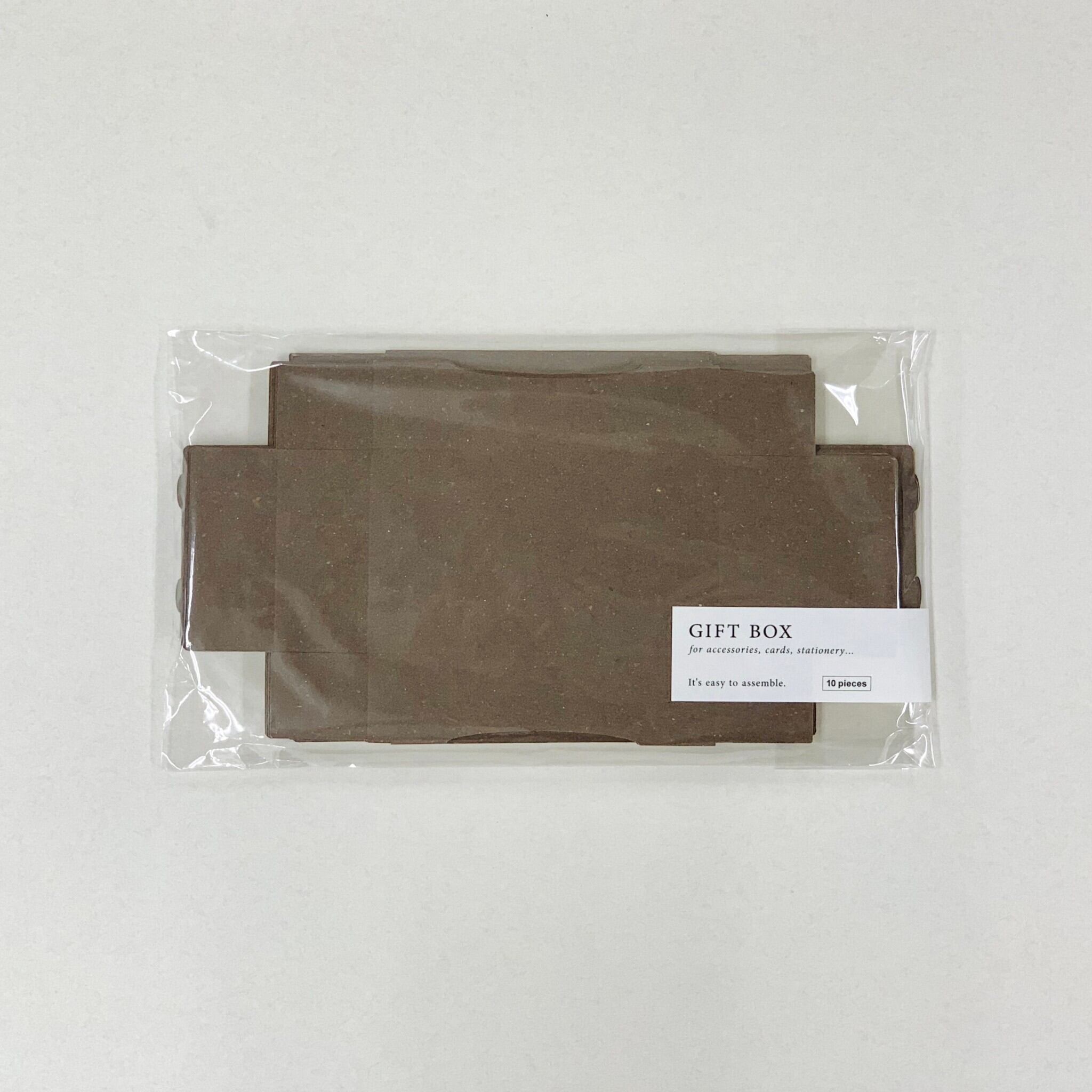 組立式ギフトBOX 10セット入り 黒・茶 | ペーパージャック