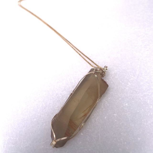 《ゴールデン・ディスティニー》 【豊かさの流れに乗り、人生を黄金軌道へ導く】 非加熱シトリン　☆Temple Codes of Egypt — 神殿に刻まれた覚醒のコード☆ワイヤージュエリー