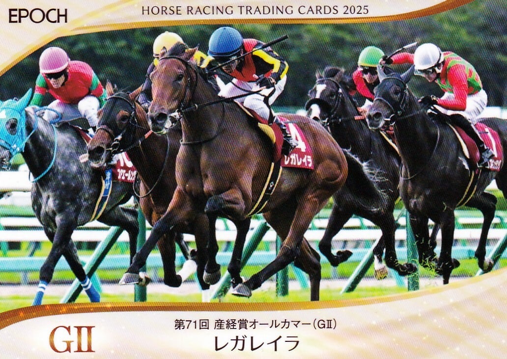 ◆　競馬　JRA　◆　ホースレジェンド　ウォールポケットコレクションカレンダー◆ レガレイラ：第71回 オールカマー「ホースレーシング 2025年下半期