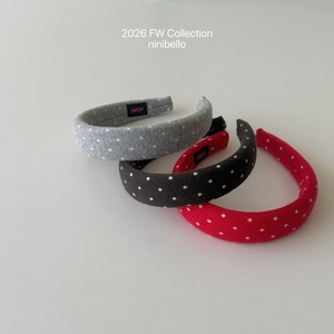送料無料【予約】ninibello /Dear Dot Headband