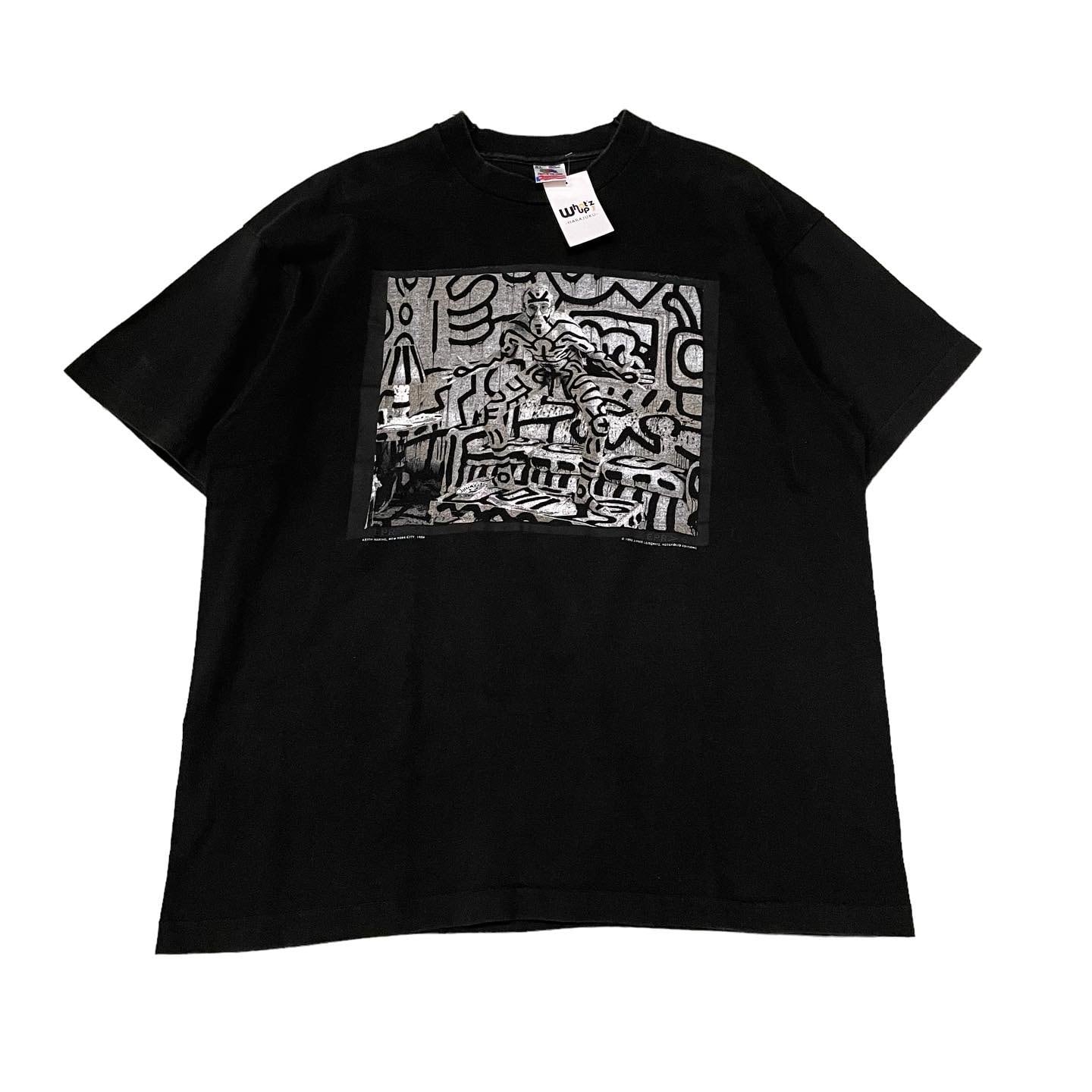 90s keith haring annie leibovitz Tシャツ　XL