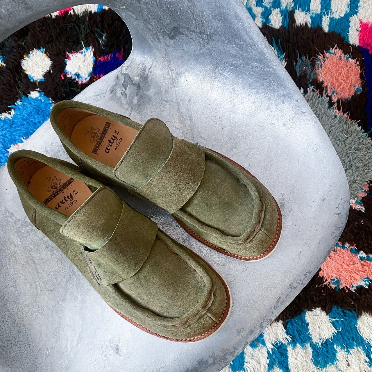 "N.O.S." GEORGE COX Suede Loafer