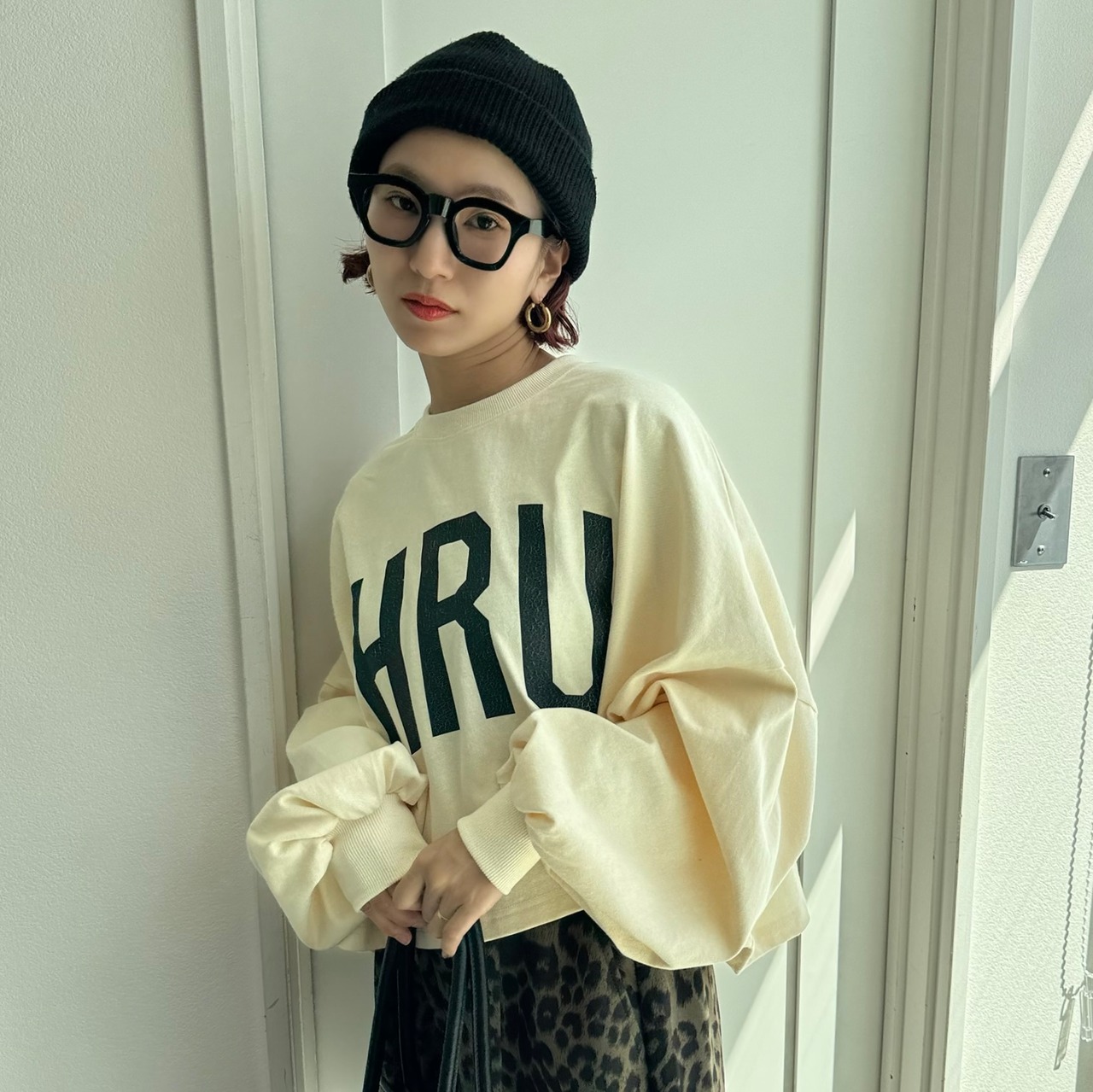 HRUショート丈ドルマンSW/アイボリー