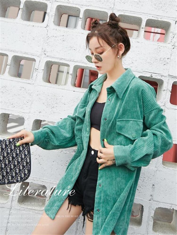 韓国ファッション レトロ トップス シャツ コート ニュースタイル 韓国版