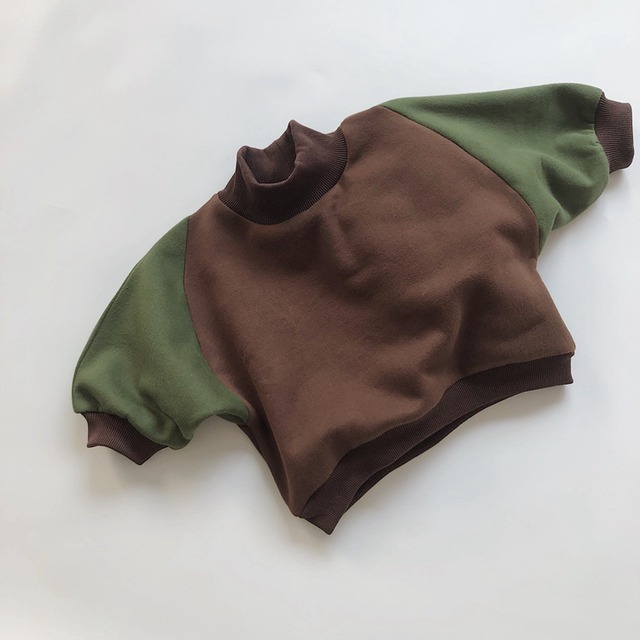 【BABY&KID】カラーバリ裏起毛トレーナー