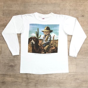 1990s 【Cowboy Cat】Long Sleeve T-Shirt / made in USA