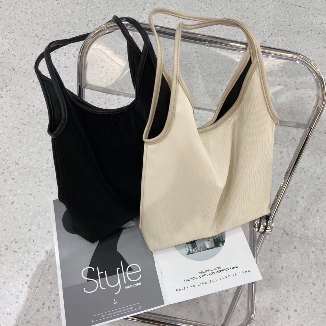 パイピング無地バッグ　AS10-K8135