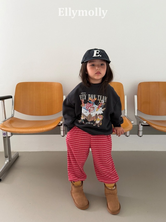 【予約】ELLY MOLLY ローエンジョガーパンツ 秋冬 kids キッズ　大人　レディース　　女の子　小学生　キッズ　韓国子供服　海外ファッション　韓国ブランド　韓国ファッション　親子　お揃い　親子コーデ　リボン　子供服 nicoru ギャル　海外子供服