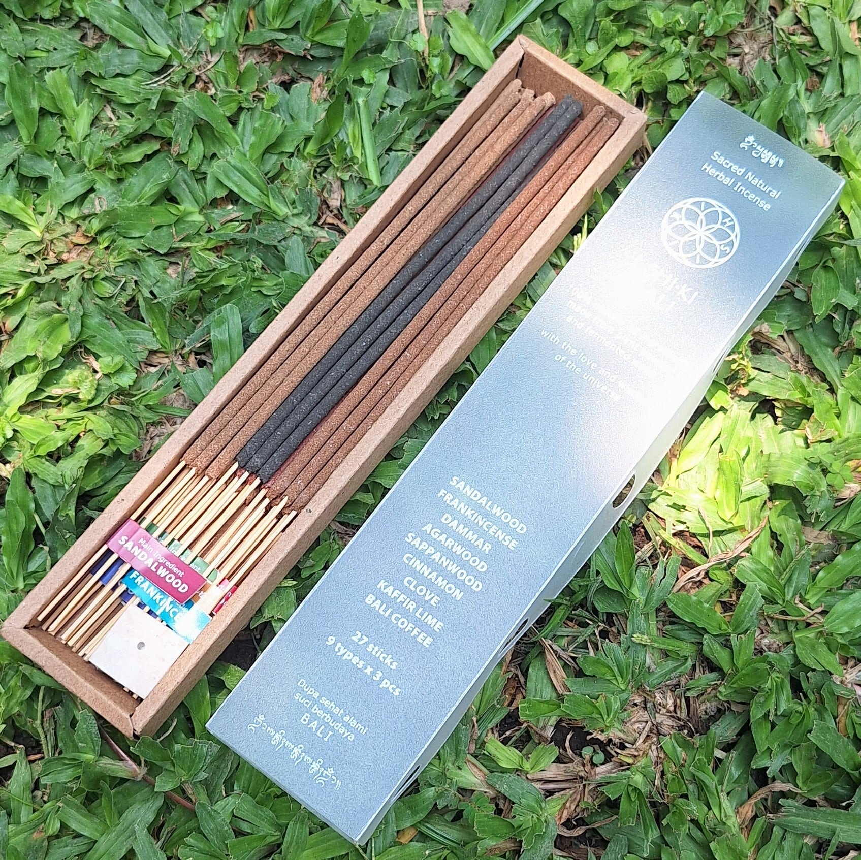 9種の香りが試せる】お香アソートセット 27本入＋お香立て付 | 完全