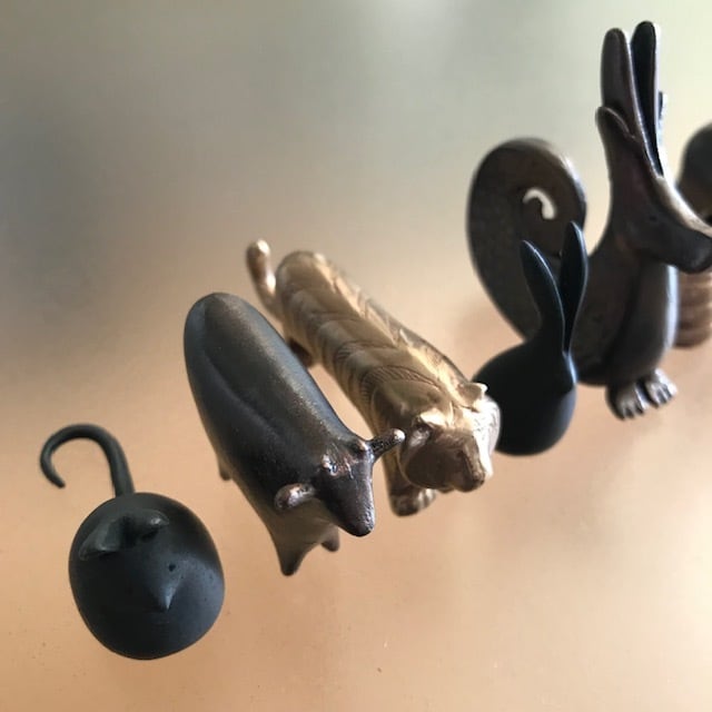 十二支 【 大寺幸八郎商店 】ミニ干支セット 肌（ゴールド）、茶、黒