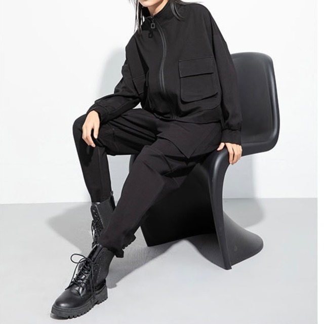 Standcollar handsome blouson C0030