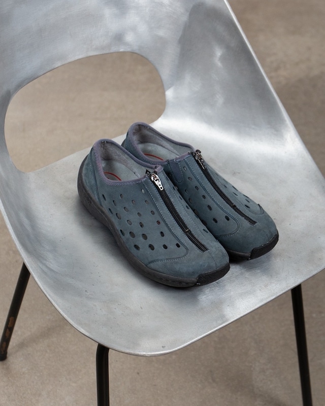 "KLOGS" nubuck leather slip-on shoes / Made In USA / SIZE:US9 1/2