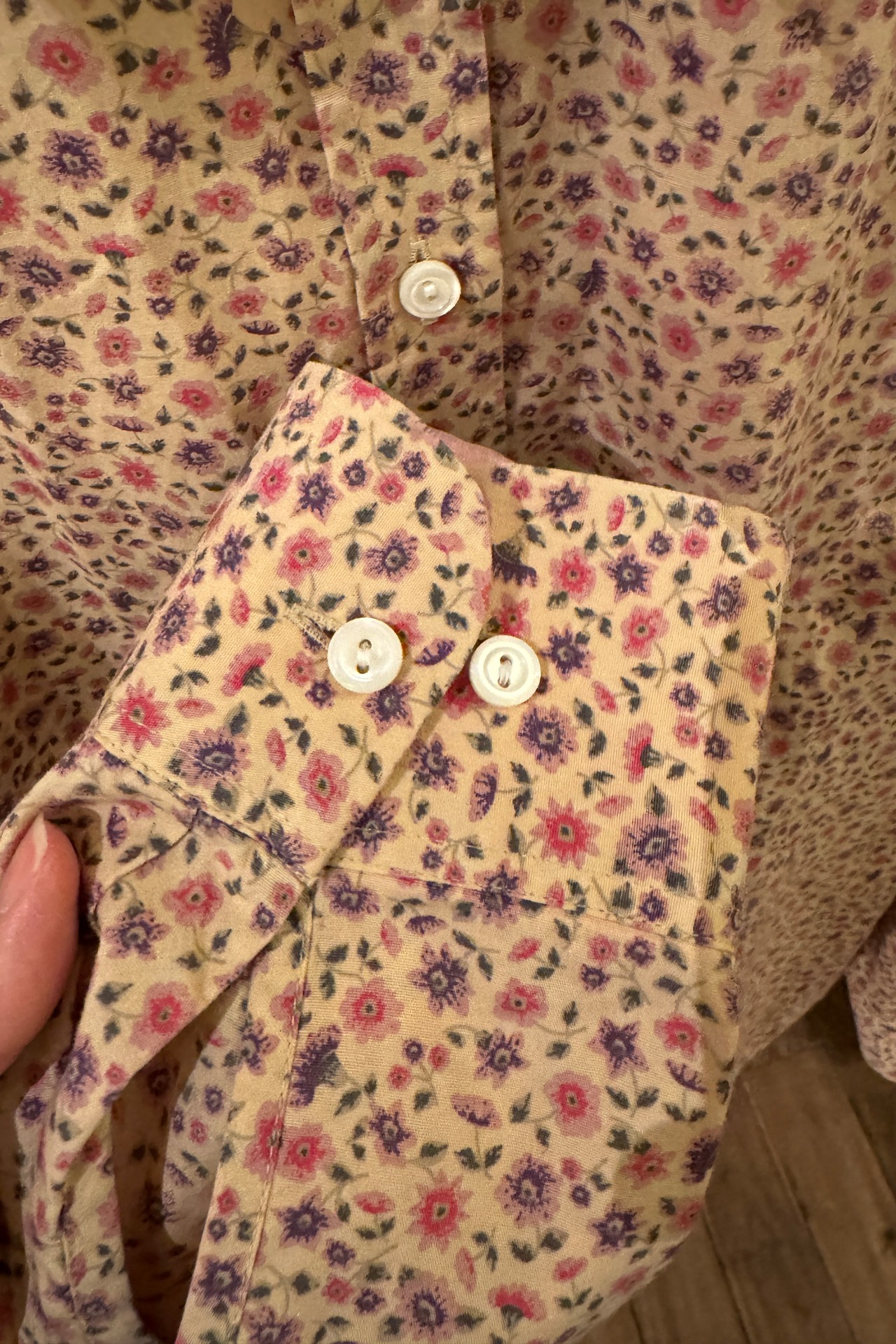 CHARLES TYRWHITT フラワープリンテッドシャツ