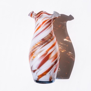 Marble Frill Vase