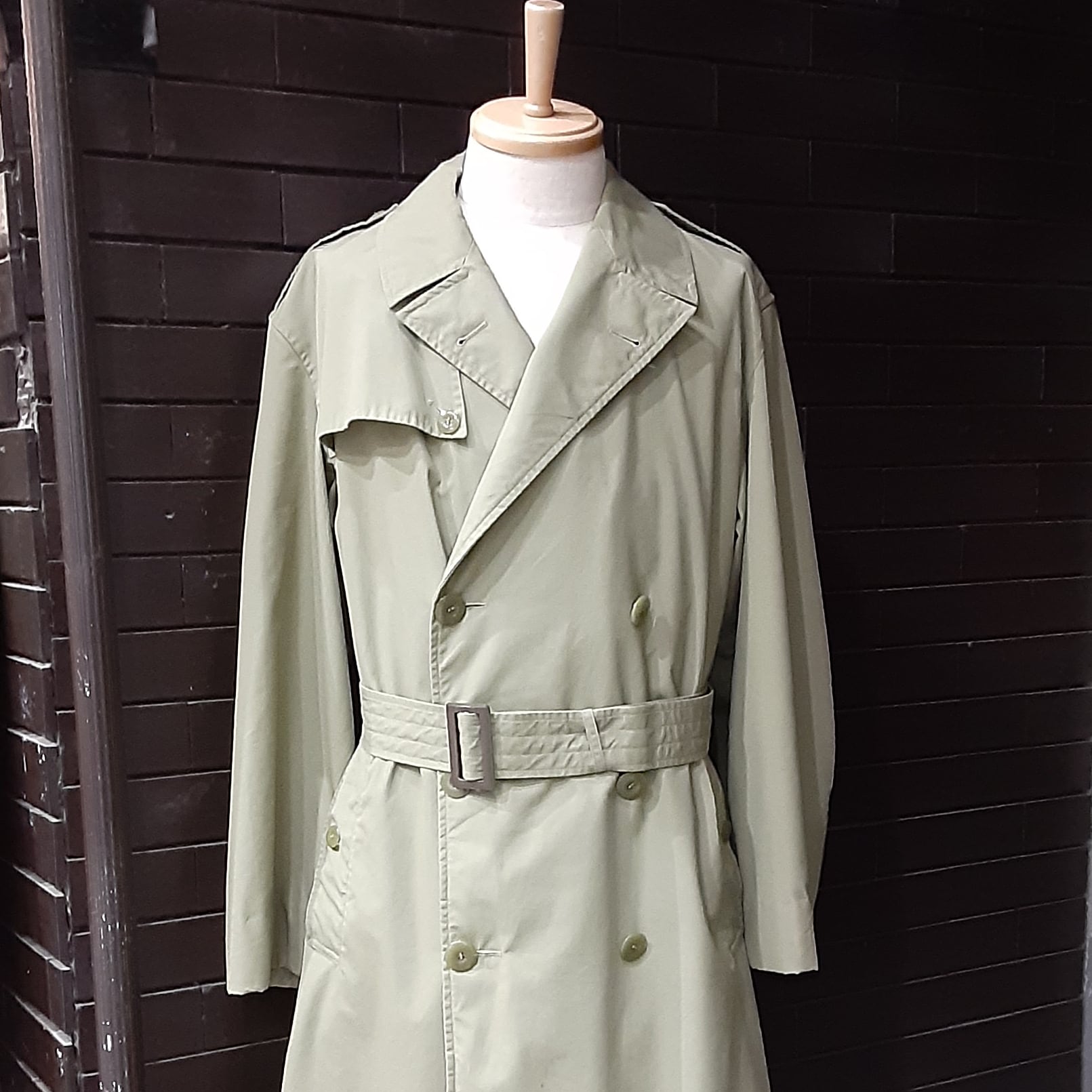 1968 French Military Officer Trench Coat 1968年製　フランス軍　士官用　トレンチコート | Small  Change ｜ヴィンテージ 古着 SmallChange（スモールチェンジ） powered by BASE