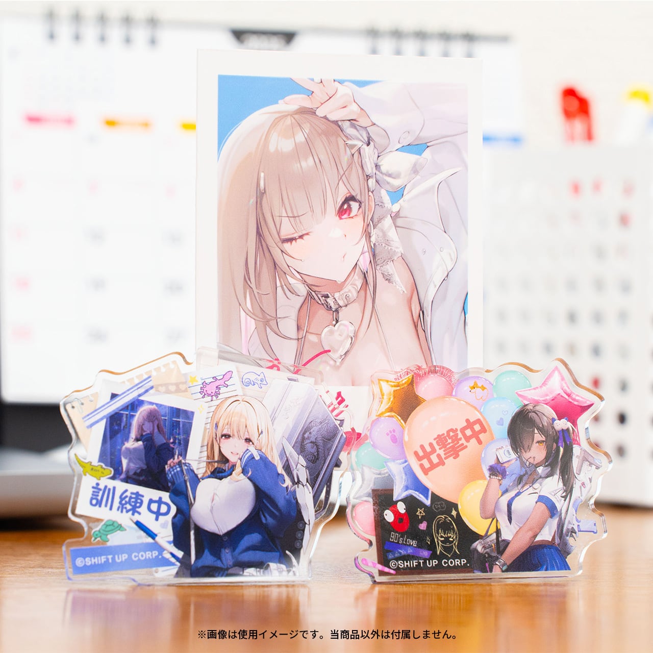 ストア限定】NIKKE M.M.R.附属高校 トレーディングスタンドクリップ