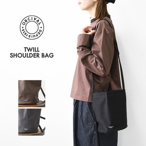 ORCIVAL[オーチバル・オーシバル] TWILL SHOULDER BAG [OR-H0402HBT] ツイル ショルダーバッグ・無地・ワントーン・コンパクト・ミニバッグ・軽量・斜め掛け・肩掛け・MEN'S / LADY'S [2026AW]
