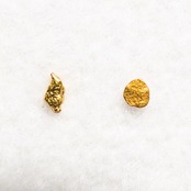 【695】産地別自然金セット 北海道産&アメリカ産 合計0.07ctct
