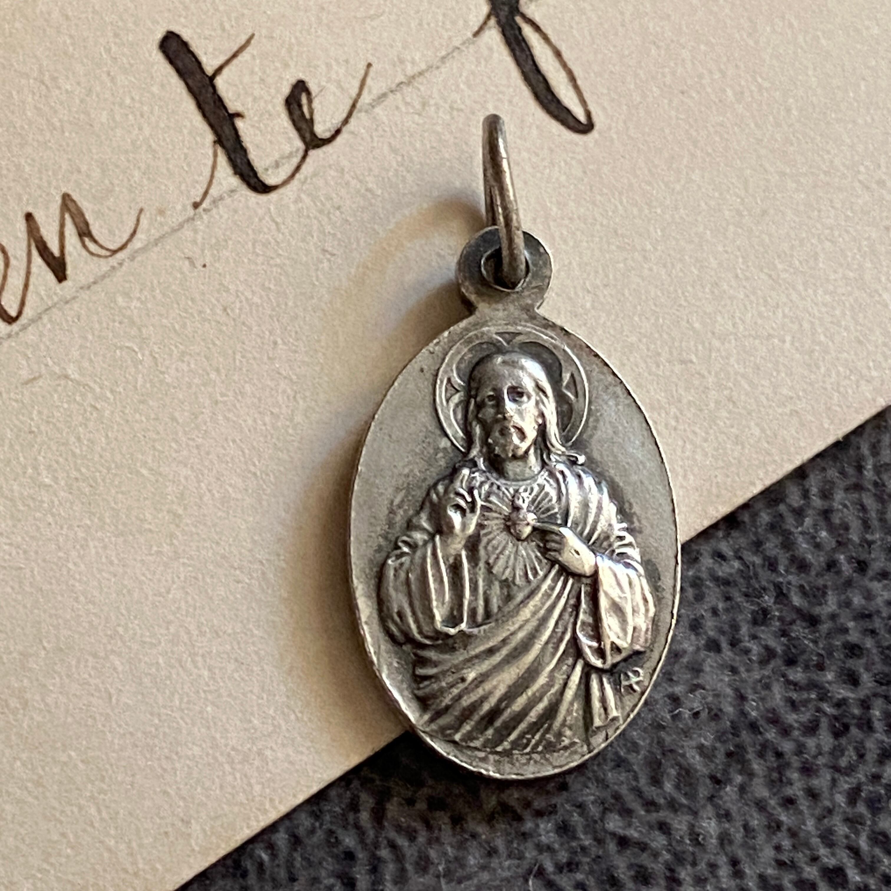 Antique medaille Mary