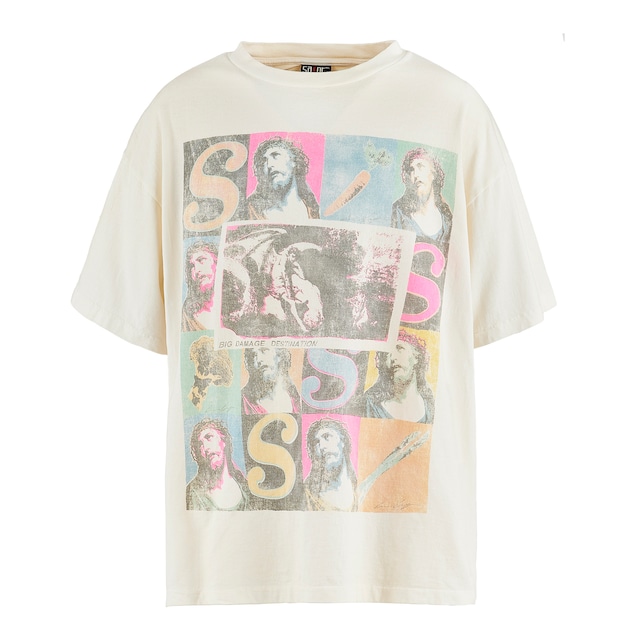 【SAINT MICHAEL】SM-YS8-0000-C15/SW_SS TEE/VEGES/WHITE