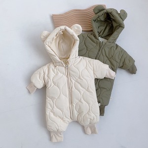 【冬作】キルティングオールインワン