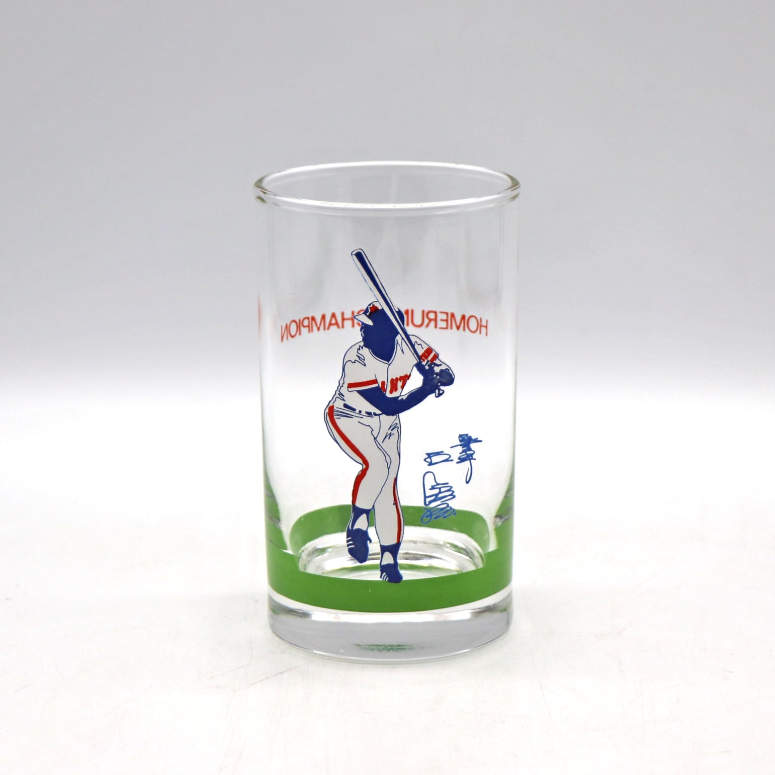 王貞治・CHAMPIONグラスセット・ジャイアンツ・昭和レトロ・ホームラン