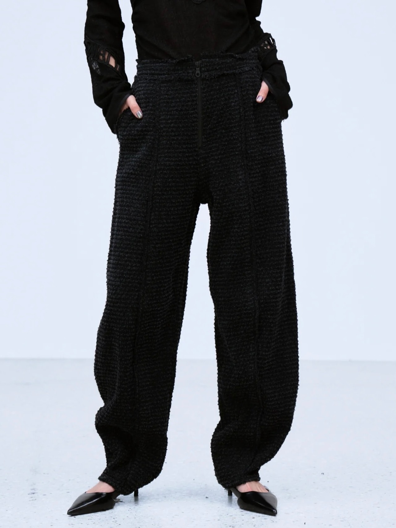 【26AW】THINGS THAT MATTER シングスザットマター / パンツ / PUNCHING DENIM TWEEDY PANTS　0586TM1643P - 8