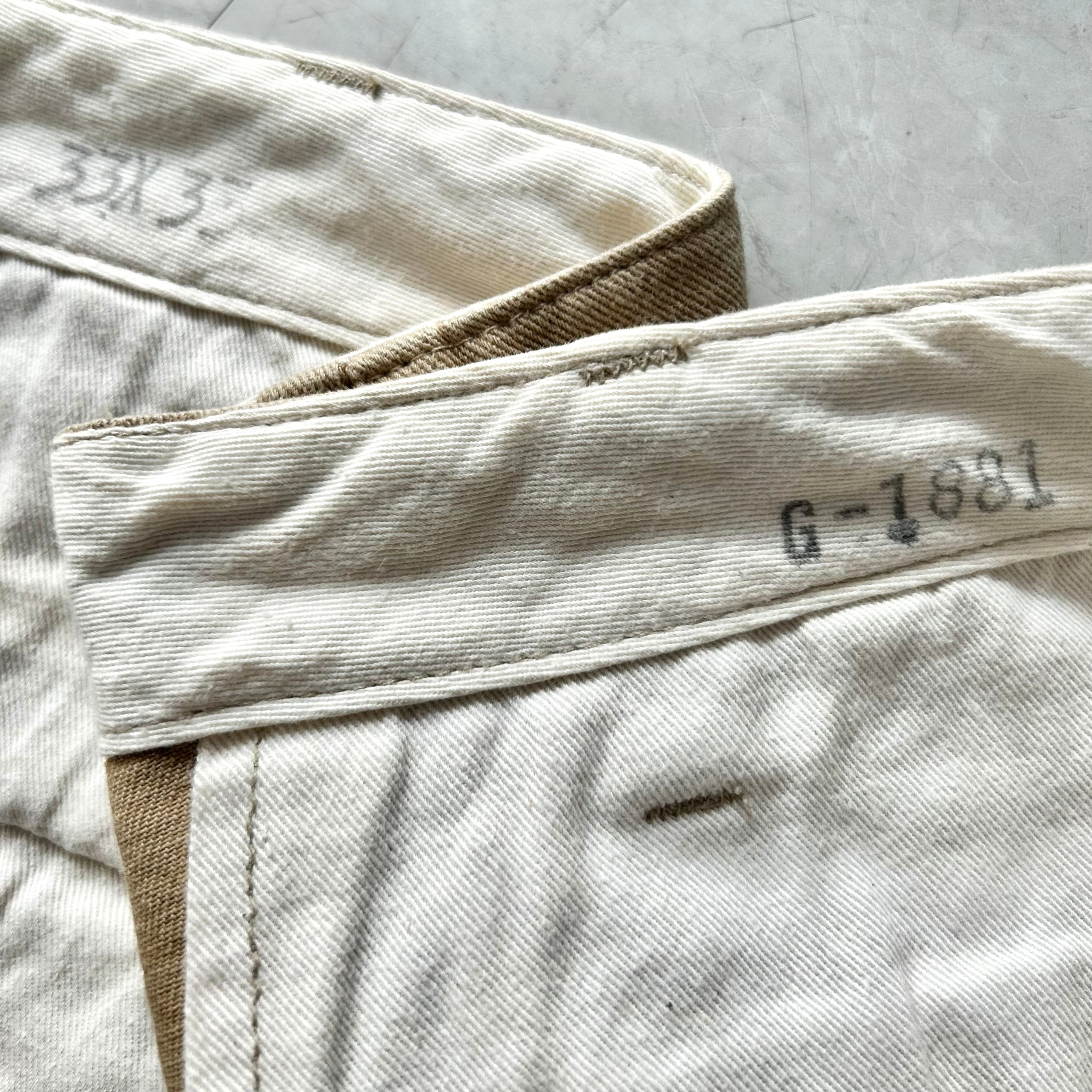 40s US ARMY M-45 45Khaki Chino Trousers 45カーキ 軍チノ ミリタリー