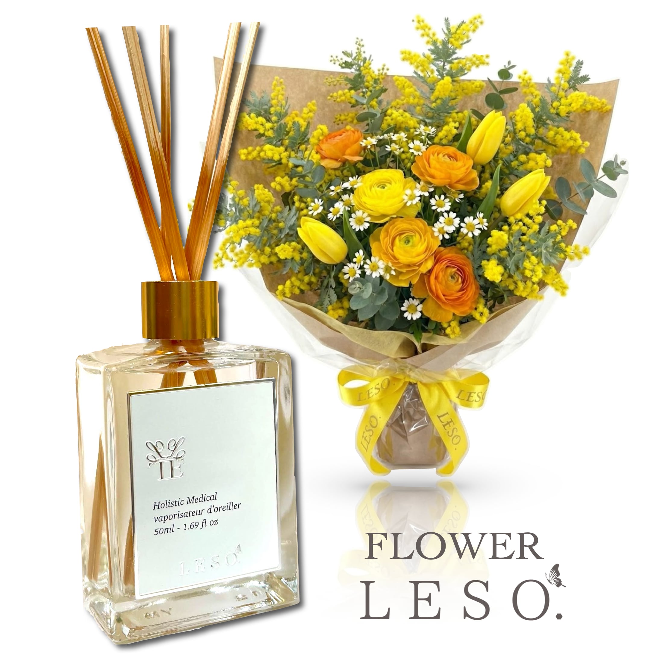 リード ディフューザー【ルミエール・デスポワール】本物の花束の香り 50ml 入学 開店 褒賞 快気 発表会 祝い フレグランス <フラワー レソット > アロマ 寝室 国産 消臭 リビング 玄関 トイレ 空間 睡眠 おやすみ ルーム 誕生 お中元 歳暮 プレゼント