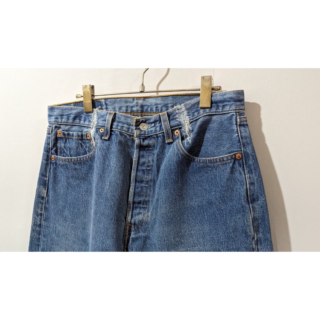 Levi's リーバイス ダメージデニムパンツ 古着 90's USA PA14 Levi's リーバイス ダメージデニムパンツ 古着 90's USA PA14