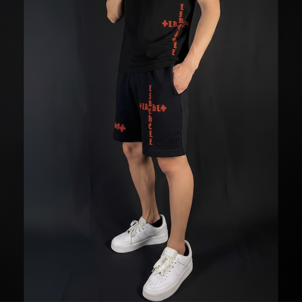 4COLOR/ELDOLADO light weight cross icon sweat setup対象 - 4