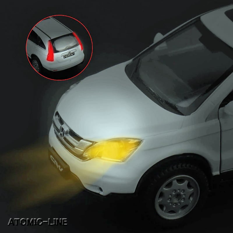 ホンダ CR-V 1/32 ミニカー 全3色 ライト点灯 エンジンサウンド 合金