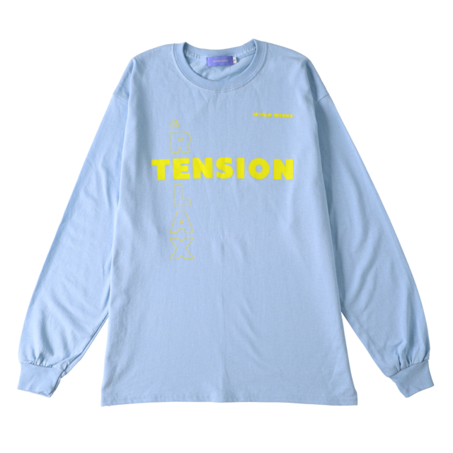 "RIDE ON TIME" L/S Tee L.BLUE