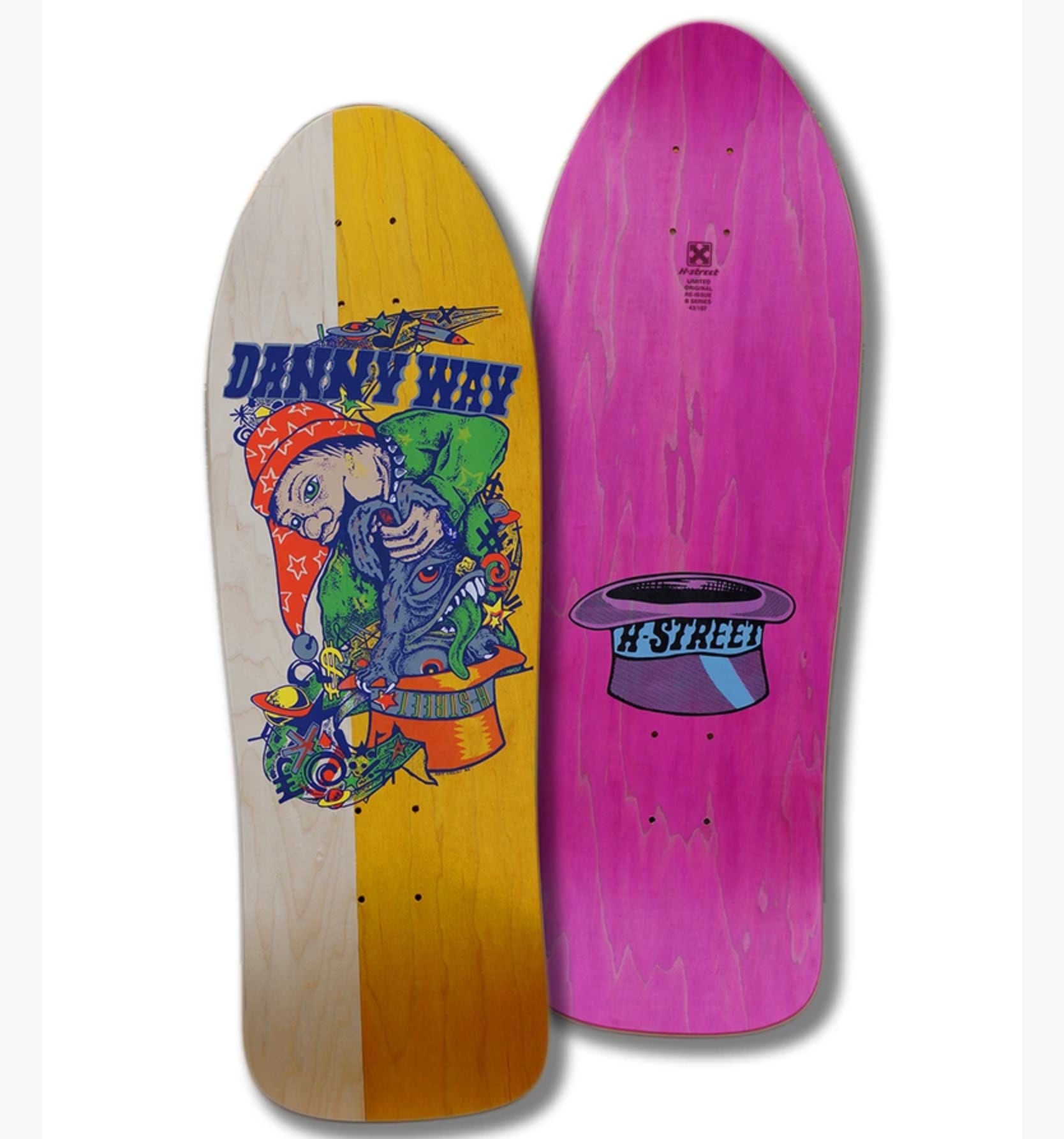 Planche De Skateboard Danny Way Plan B - Édition 20ème Anniversaire 2012 - Deck Nu - Neuf