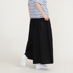 【春夏】ポプリンタックワイドパンツ