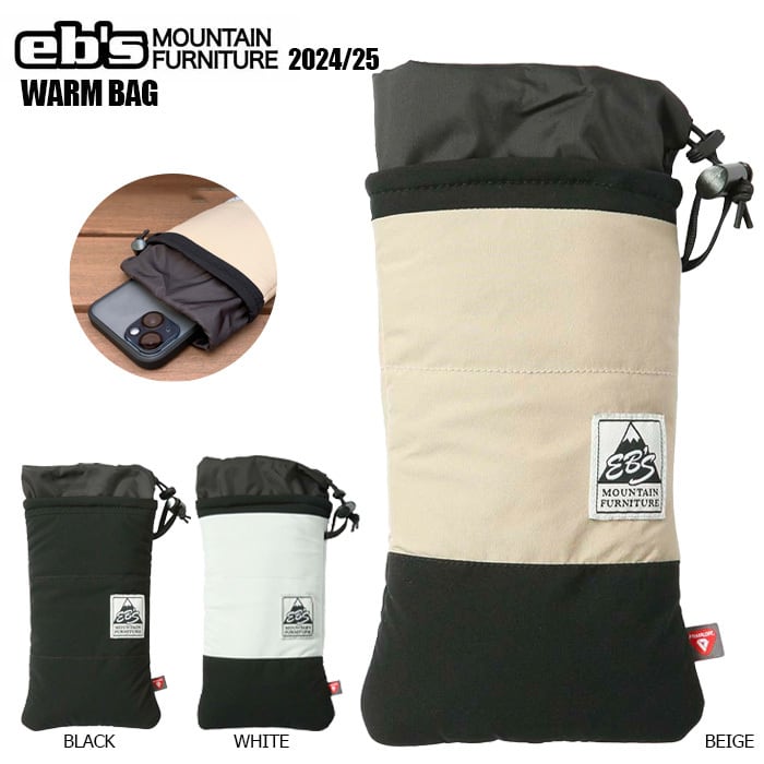 24-25 eb's エビス WARM BAG ウォームバッグ マルチポーチ スノボ
