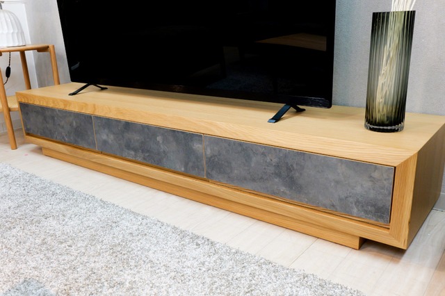テレビ台 テレビボード 180cm 大理石調 ローボード 収納 引き出し フラップ扉 大きい 55型 木製 ウォルナット オーク おしゃれ 北欧 ホテルライク