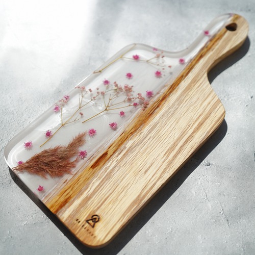 Resin Cutting Board Flower-02