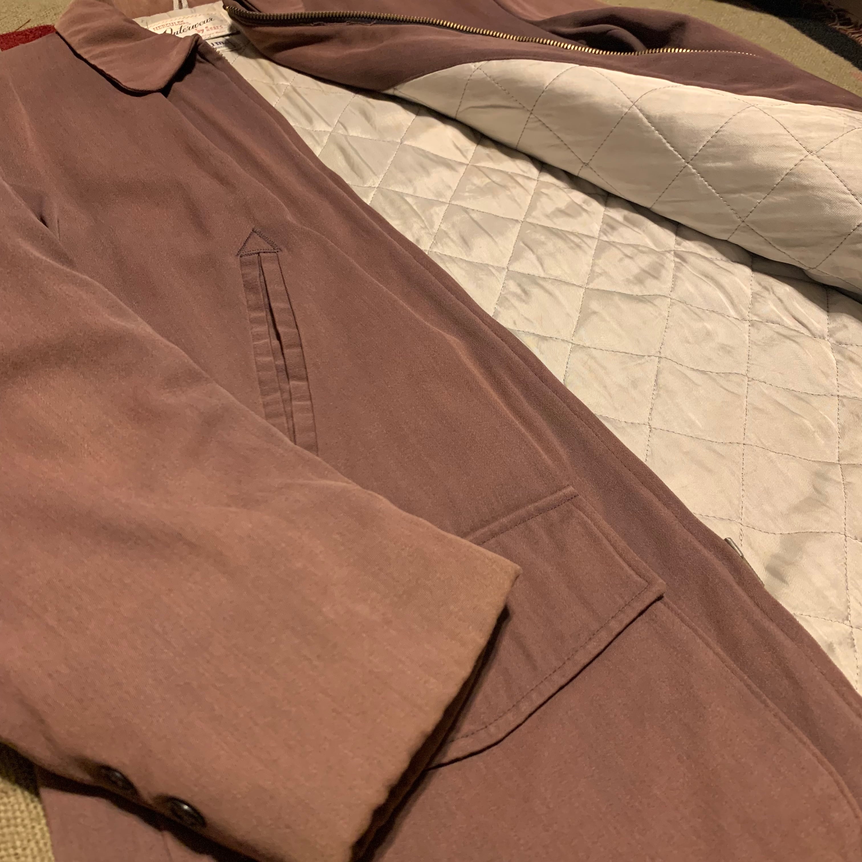 50s HERCULES rayon gabardine jacket ヘラクレス レーヨン 50s HERCULES rayon gabardine jacket ヘラクレス レーヨン